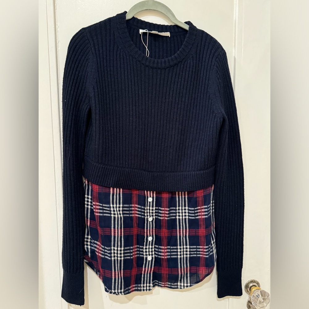 Veronica Beard Sweater and Shirt combo
